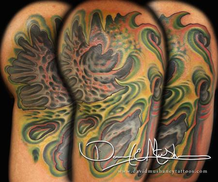 Tattoos - Abstract Bio-Organic Sleeve Tattoo - 73248